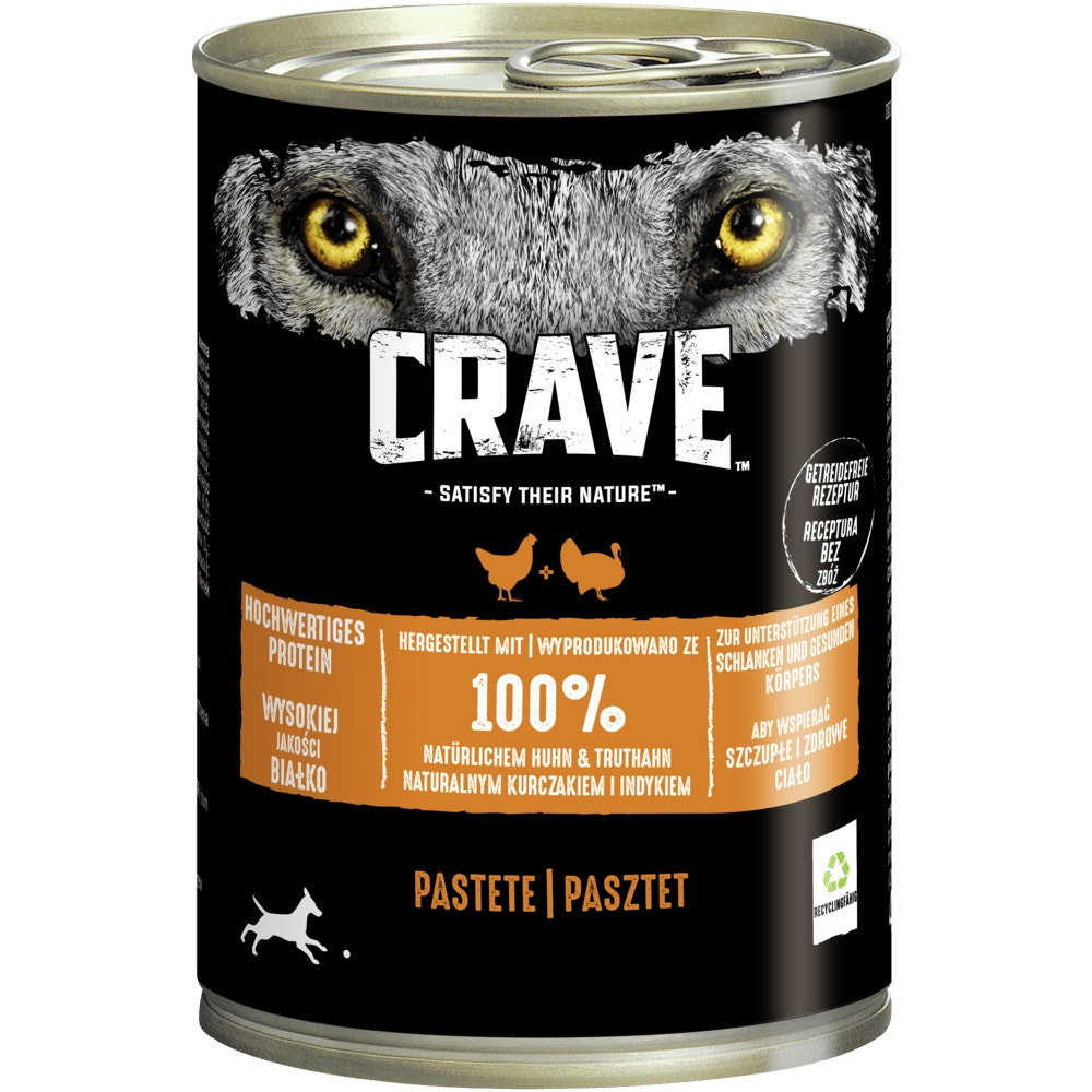 CRAVE™ Huhn & Truthahn in Pastete, 400g - 1