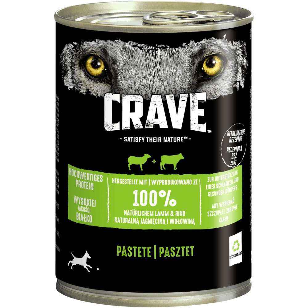 CRAVE™ Lamm & Rind in Pastete, 400g - 1