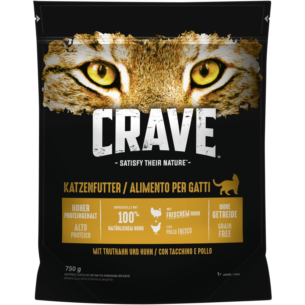 CRAVE™ Truthahn & Huhn, 750g, 2,8kg & 7kg - 1